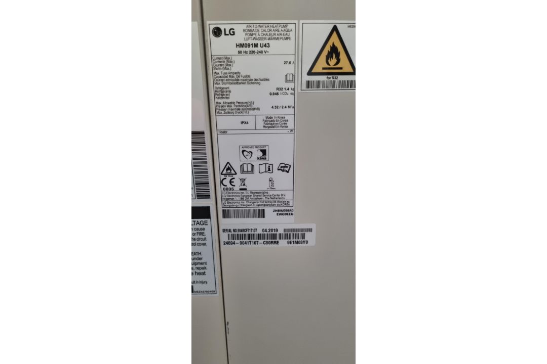 LG Thermo HM091M ASHP Monoblock 16kW Air Source Heat Pump - Image 5 of 6