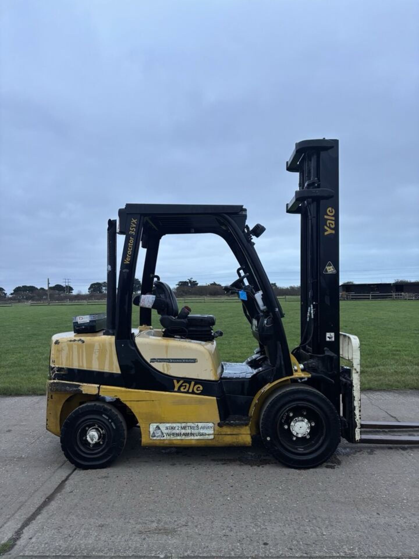 Yale 2013 GDP35VX Diesel 3.5 Ton Forklift Truck, 7807 Hours - Image 3 of 6