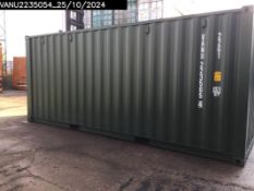 One Trip 20 Foot Shipping Container, 2024 Build