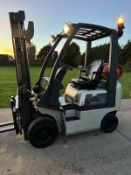 2013 Nissan 1.5 Tonne Gas Forklift Truck, 4458 Hours