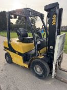 2015 Yale 2.5 Tonne Diesel Forklift Truck, Container Spec, Only 2586 Hours
