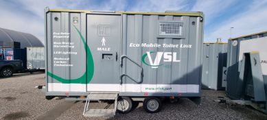 Mobile Toilet Unit GH8546, Generator Running Hours Approximately 98 Hours