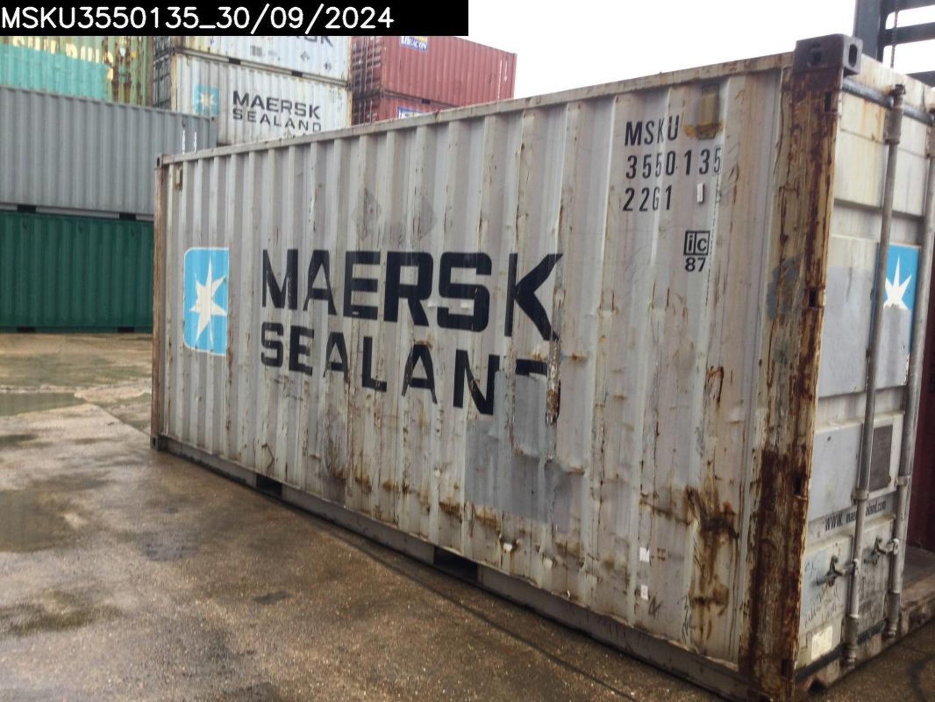 Used 20 Foot Shipping Container