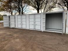 1 x 40ft, 4 Door Side Opening Shipping Container (DELIVERY ONLY)