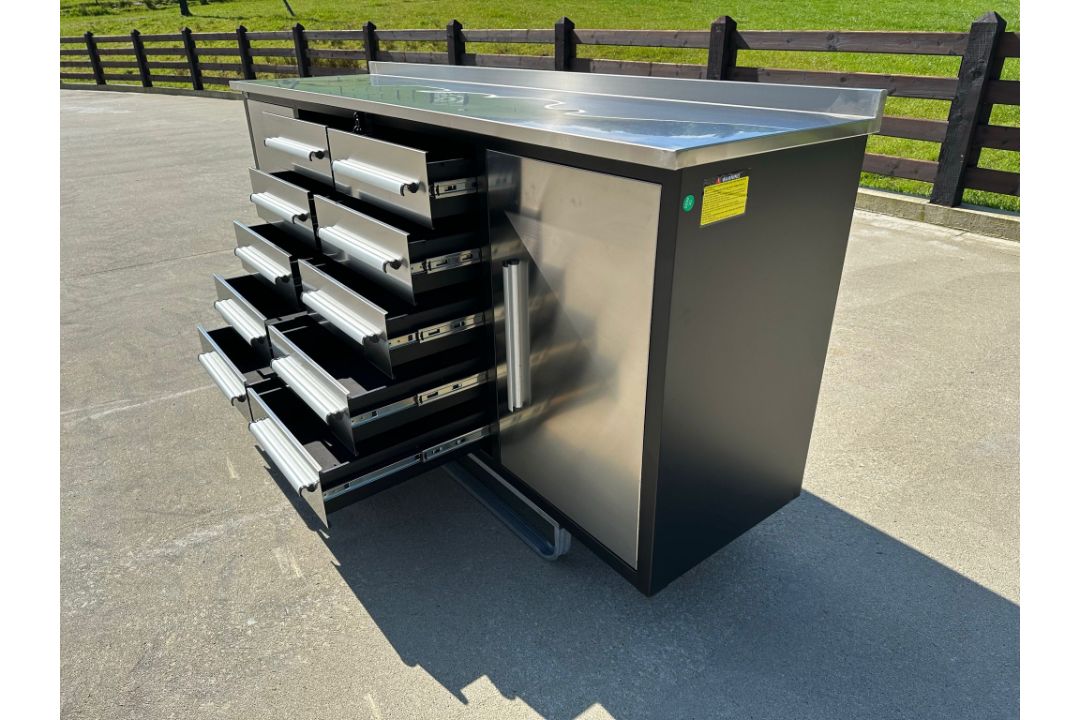Steelman 7 Foot Storage Workbench, 20 Drawers With Wheels, Brand New & Unused - Image 5 of 6