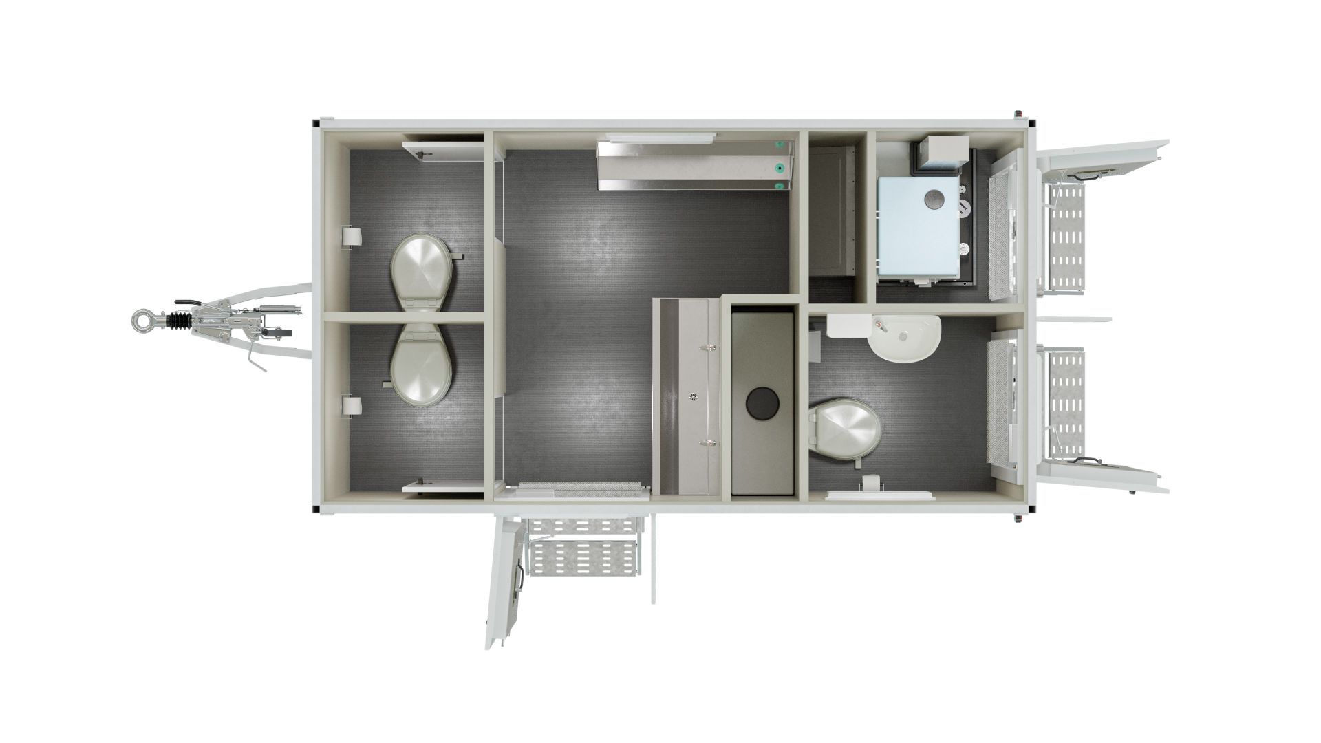 Mobile Toilet Unit GH8546, Generator Running Hours Approximately 98 Hours - Image 11 of 11