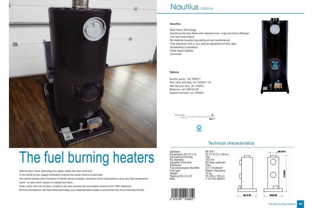NO RESERVE - UNUSED Multi-Fuel Heater - DEVILLE with Blue Flame Technology - Image 4 of 17
