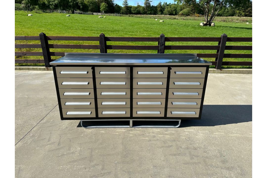 Steelman 7 Foot Storage Workbench, 20 Drawers With Wheels, Brand New & Unused - Image 3 of 6