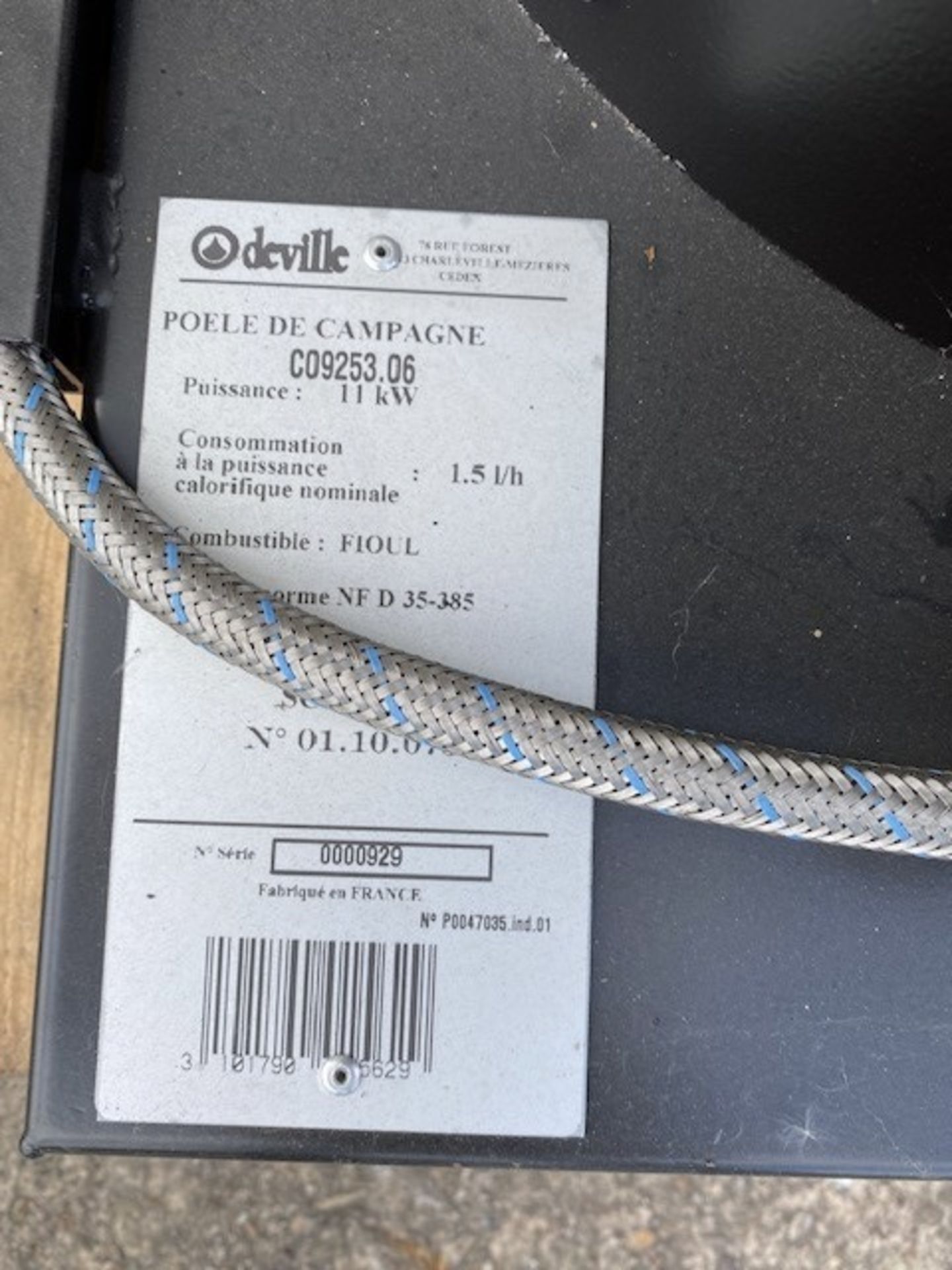 NO RESERVE - UNUSED Multi-Fuel Heater - DEVILLE with Blue Flame Technology - Image 14 of 17