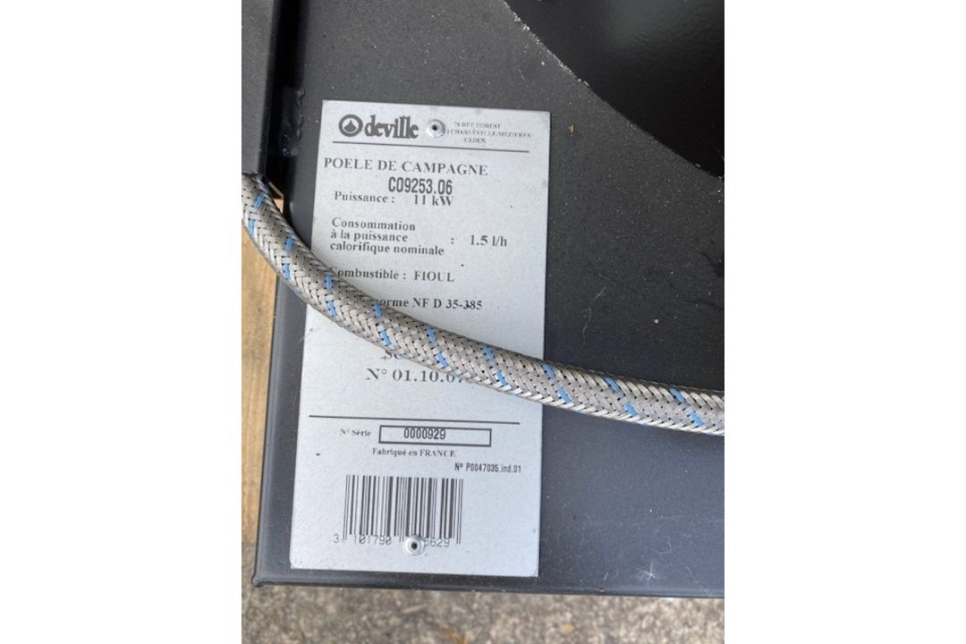 NO RESERVE - UNUSED Multi-Fuel Heater - DEVILLE with Blue Flame Technology - Image 14 of 17