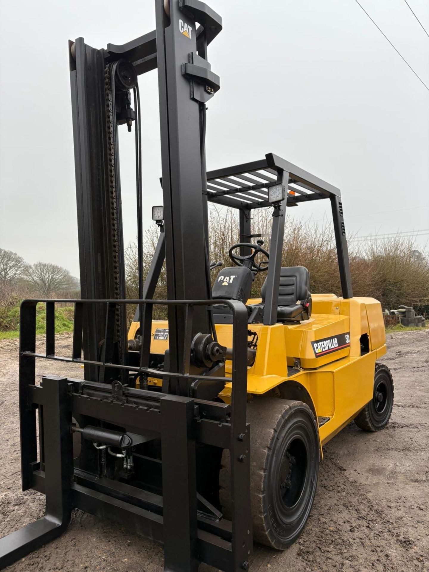 2006 Caterpillar DP50K 5 Tonne Diesel Forklift, 4 Metre Lift, Low 4561 Hours - Image 3 of 6