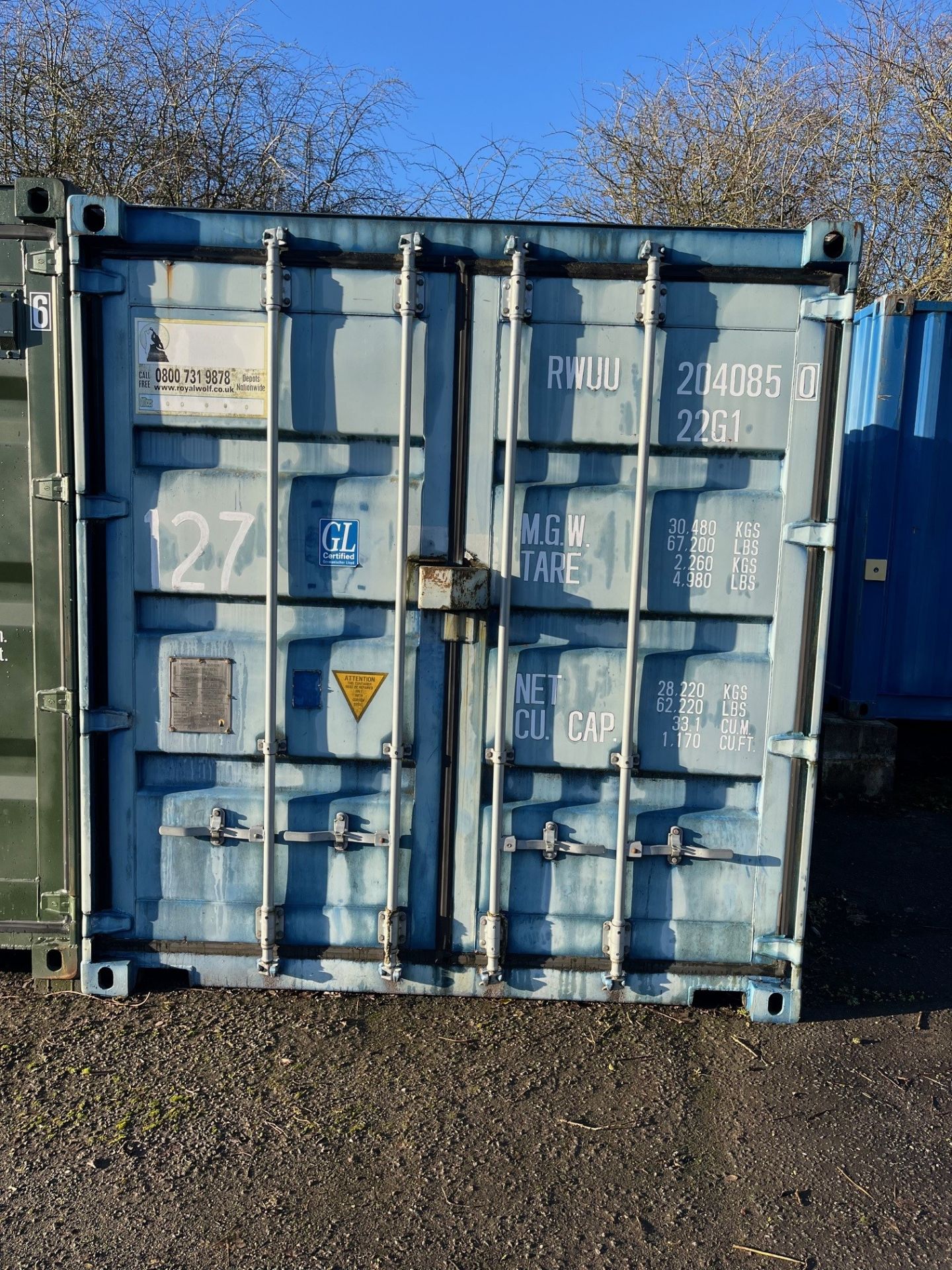 Used 20 Foot Shipping Container