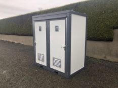 Bastone Double Mains Toilet Block 1 + 1, Brand New & Unused, 2.16m x 1.3m