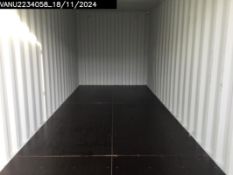 One Trip 20 Foot Shipping Container, 2024 Build