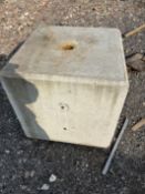 10 x Concrete Blocks, Weighing Approximately 800kg, With Lifting Eye