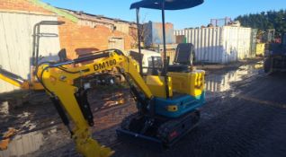 New & Unused Digmaster DM100 Mini Digger Excavator *RESERVE SIGNIFICANTLY REDUCED*