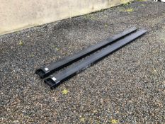 10 Foot Forklift Fork Extenders, Brand New, Unused, 6600lbs Max Rating, *No Reserve*