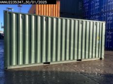 One Trip 20 Foot Shipping Container, 2024 Build, * No Reserve*