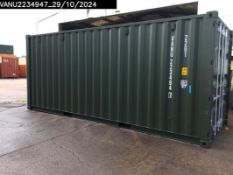 One Trip 20 Foot Shipping Container, 2024 Build