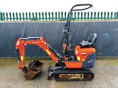 2021 Kubota K0008-3 Excavator, ONLY 1014 Hours, Piped, Expanding Tracks, 3 Buckets