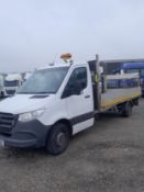 2021 (21) Mercedes Sprinter 150 3.5t Dropside Tail-lift (97,901 miles)