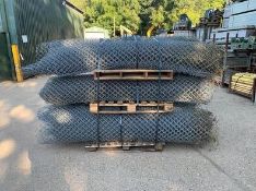 *RESERVE REDUCED* Heavy Duty Galvanised Link Fencing With Posts, Braces & Gates