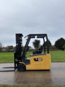 2015 Caterpillar 2T Container Spec Electric Forklift Truck, Low 5711 Hours, Complete With Charger