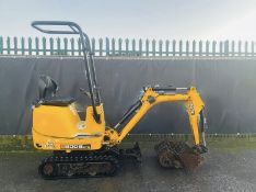 2015 JCB 8008 CTS Excavator, ONLY 1611 Genuine Hours, 2 Buckets, Piped