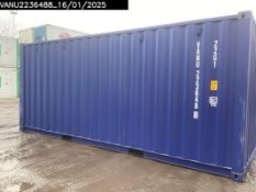 One Trip 20 Foot Shipping Container, 2024 Build