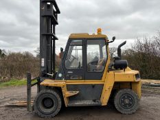 2012 Caterpillar 7 Tonne Diesel Forklift, Ex Main Dealer, Low 3566 Hours, 5 Metre Lift