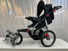 Bambino Tre 3 Wheel Pushchair Black