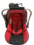 Bambini Cinque Newborn Baby Car Seat Red
