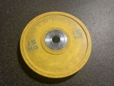 15KG Tuff Tech Bumper Plates x2