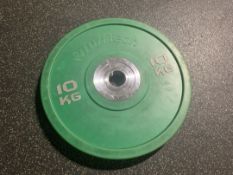 10KG Tuff Tech Bumper Plates x2