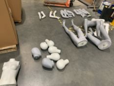 Assorted Male & Female Mannequin Body Parts