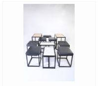 HOF 7 Seat & 4 Table Set