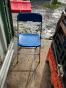 Blue Plastic Chairs x50