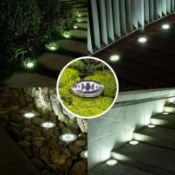 Solar Circular Path Lights x4