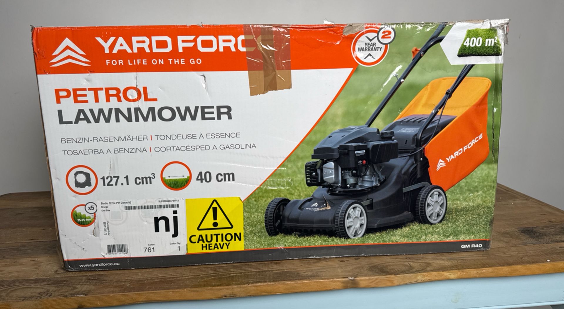 Yardforce GM R40 Petrol Lawnmower- No Reserve - Image 2 of 11