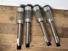 Solar Glass Stake Lights x4