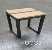 Small Wood Bench