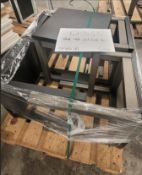 Black Square Display Table