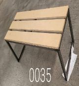 Long Wood Bench