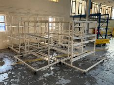 Various Mobile Material Trolley's (9x) *No Reserve*