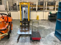 Gough Mobile Lifting Table, Lifting Capacity 360kg *No Reserve*