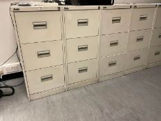 10 x Silverline Filing Cabinets, No Reserve