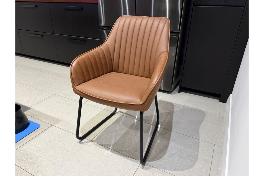 John Lewis Brooks II Dining Armchairs, Set of 2, Whisky - Image 7 of 7