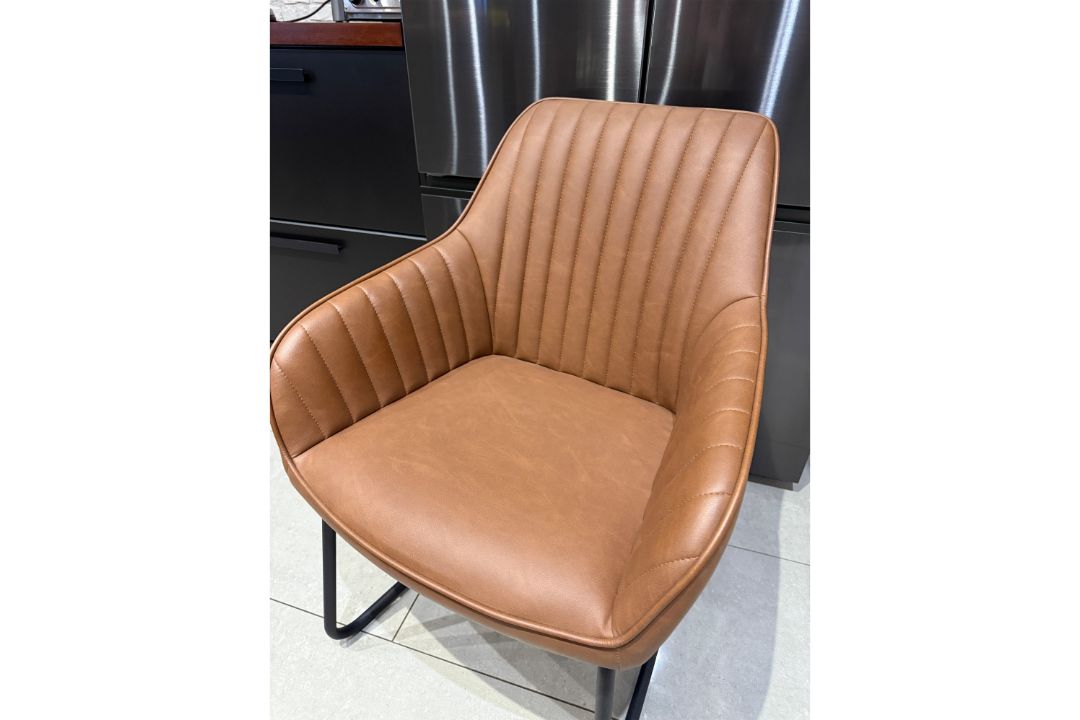 John Lewis Brooks II Dining Armchairs, Set of 2, Whisky - Image 1 of 7