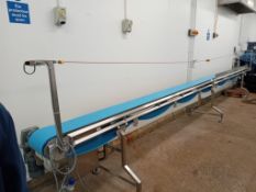 7.2m Food Safe Blue Conveyor Belt