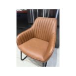 John Lewis Brooks II Dining Armchairs, Set of 2, Whisky